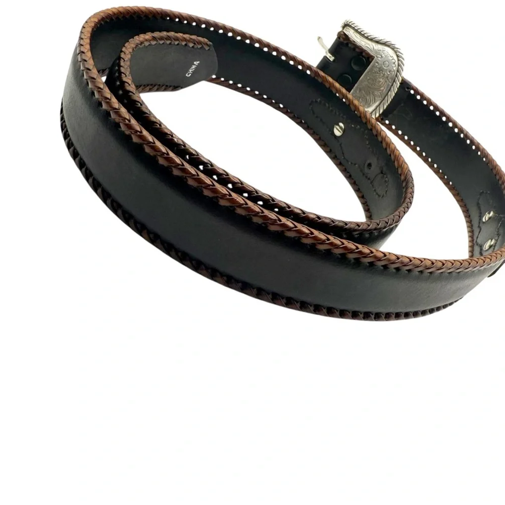 Nocona Women’s Leather‎ Braided Western Cowgirl Belt size 38